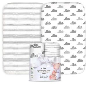Cambria Baby Fitted Sheet Set- 2 PACK